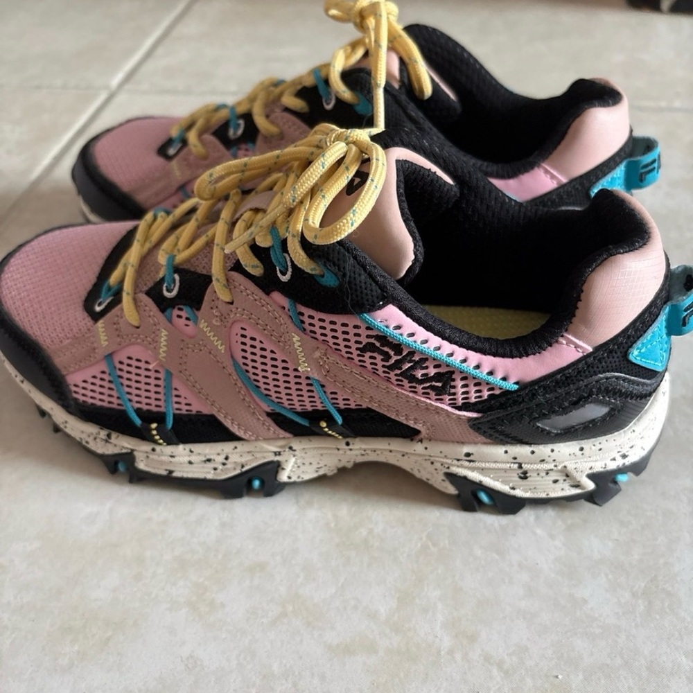 Fila Grand Tier 5JM01658-950 Womens Pink Synthetic Athletic Hiking Shoes - Picture 5 of 9